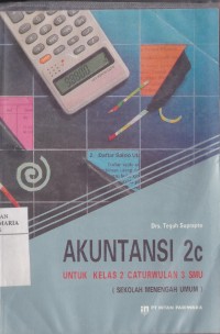 Image of Akuntansi 2c Untuk Kelas 2 Caturwulan 3 SMU