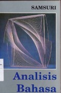 Analisis Bahasa