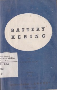 Image of Pengetahuan Chusus untuk Membuat Battery Kering