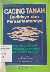 Image of Cacing Tanah Budidaya dan Pemanfaatannya