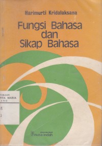 Image of Fungsi Bahasa dan Sikap Bahasa