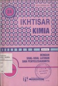 Ikhtisar Kimia (Sarmia) Dengan Soal-saoal Latihan dan Penyelesaiannya Jilid 2A untuk SMA Kelas II IPA Semester Ke-3