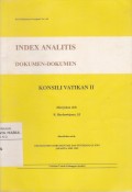 Index Analitis Dokumen-dokumen Konsili Vatikan II