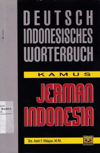 Image of Kamus Jerman Indonesia (Deutsch Indonesisches Worterbuch)