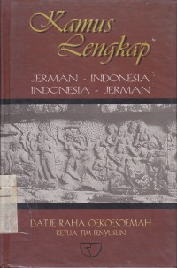 Image of Kamus Lengkap Jerman - Indonesia, Indonesia - Jerman