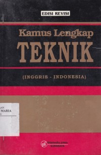 Image of Kamus Lengkap Teknik (Inggris - Indonesia)