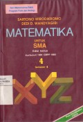 Matematika untuk SMA Kurikulum 1984 GBPP 1988 4 Semester 4