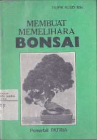 Image of Membuat Memelihara Bonsai