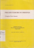 Presbyterorum Ordinis Tingkat Para Imam)