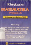 Ringkasan Matematika Program A3 untuk Meningkatkan NEM