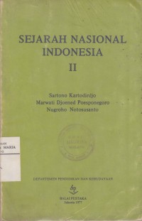 Image of Sejarah Nasional Indonesia II