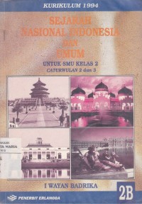 Image of Sejarah Nasional Indonesia dan Umum Jilid 2B
