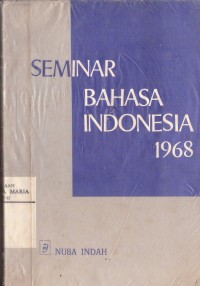 Image of Seminar Bahasa Indonesia 1968