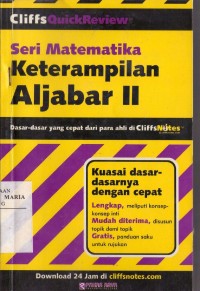 Image of Keterampilan Aljabar II