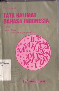 Image of Tata Kalimat Bahasa Indonesia (Tamat) Untuk SMA dan SMTA yang Sederajat