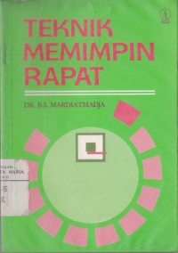 Image of Teknik Memimpin Rapat