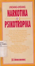 Undang-undang Narkotika & Psikotropika