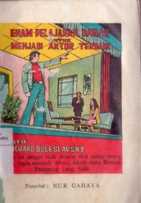 Image of Enam Pelajaran Dasar untuk Menjadi Aktor Terbaik