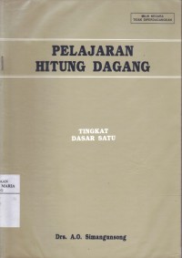 Image of Pelajaran Hitung Dagang Tingkat Dasar Satu
