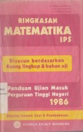 Ringkasan Matematika IPS Persiapan Menghadapi PMDK dan Sipenmaru