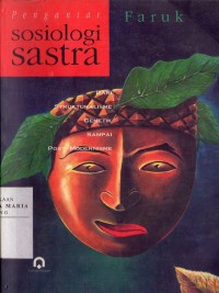 Image of Pengantar Sosiologi Sastra : Dari Strukturalisme Genetik Sampai Post-Modernisme