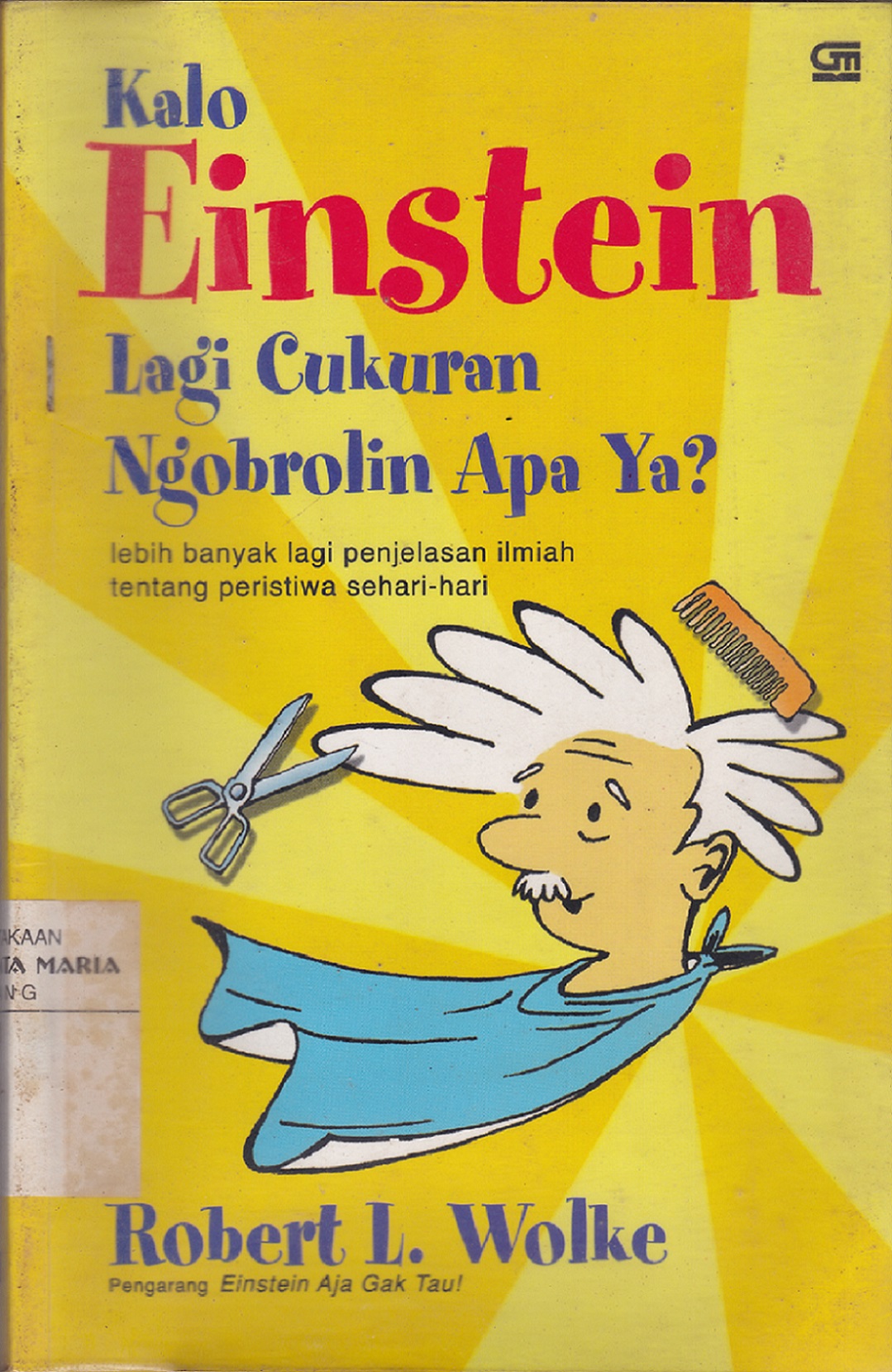 Kalo einstein lagi cukuran ngobrolin apa ya?