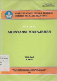 Image of Pelajaran Akuntansi Manajemen Tingkat Mahir