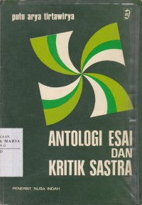 Image of Antologi Esai dan Kritik Sastra