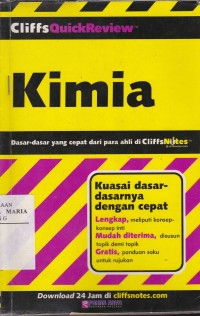 Image of Cliffs Quick Review Kimia