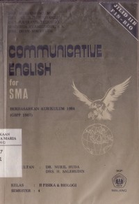 Communictive English For SMA Berdasarkan Kurikulum 1984 (GBPP 1987) Jilid IIB