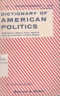 Image of Dictionary of American Politics