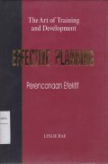 Perencanaan Efektif (Effective Planning)