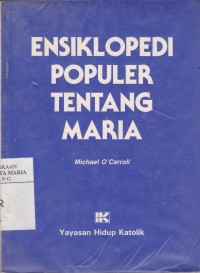 Image of Ensiklopedi Populer Tentang Maria