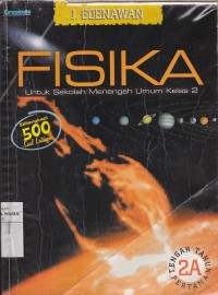 Image of Fisika 2A untuk Sekolah Menengah Umum Kelas 2 Tengah Tahun Pertama