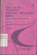 Garis Besar Sejarah Sastra indonesia Baru 1 Masa Sebelum Perang