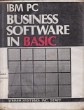 IBM PC Business Software in Basic
