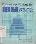 Business Applications for IBM Personal Computer
