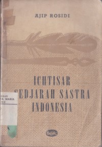 Image of Ichtisar Sedjarah Sastra Indonesia