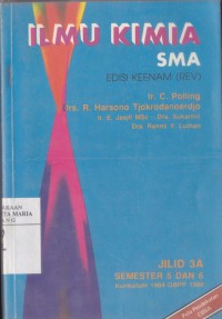 Image of Ilmu Kimia SMA Jilid 3A Edisi Keenam