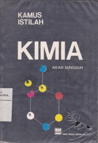 Image of Kamus Istilah Kimia Inggris - Indonesia