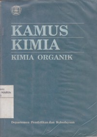 Image of Kamus Kimia: Kimia Organik
