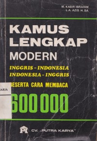 Image of Kamus Lengkap Modern 600.000 Inggris - Indonesia, Indonesia - Inggris Beserta Cara Membaca