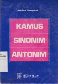 Image of Kamus Sinonim Antonim