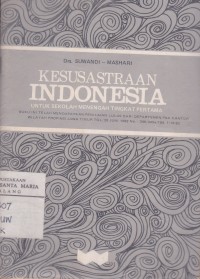 Image of Kesusastraan Indonesia 2