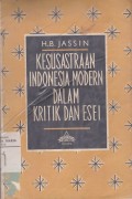 Kesusastraan Indonesia Modern Dalam Kritik dan Esei III