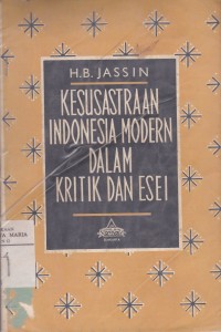 Image of Kesusastraan Indonesia Modern Dalam Kritik dan Esei III