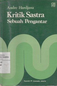 Image of Kritik Satra Sebuah Pengantar