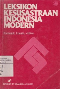 Image of Leksikon Kesusastraan Modern Indonesia