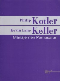 Image of Manajemen pemasaran jilid 2 edisi 13