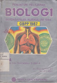 Penuntun Pelajaran Biologi untuk SMA Kelas IIA2 Semester 3 dan 4
